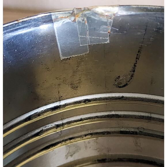 Vintage 7" Hills Brothers / Bros Coffee Can Red Atomic MCM Snowflakes W/ Lid - Picture 11 of 16